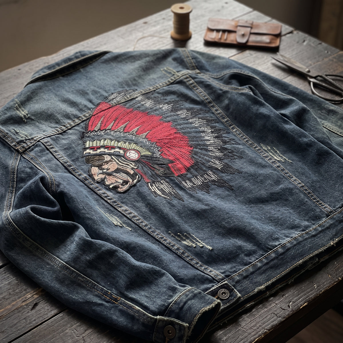 Native Artisan Hand-Woven Chief Jacket