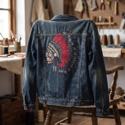 Native Artisan Hand-Woven Chief Jacket