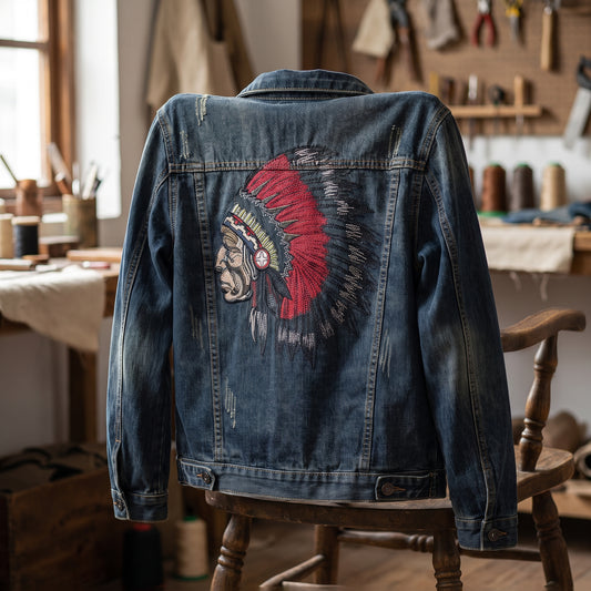 Native Artisan Hand-Woven Chief Jacket